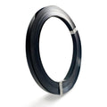 Black Steel Strapping Coil, 1/2"x 200ft Portable Pallet Strapping