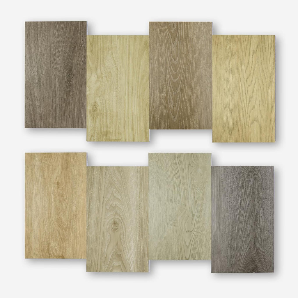 Waterproof Rigid Core Luxury Vinyl Flooring, Click Lock, 9"x48"x0.256", Attached Foam pad, Ideal for