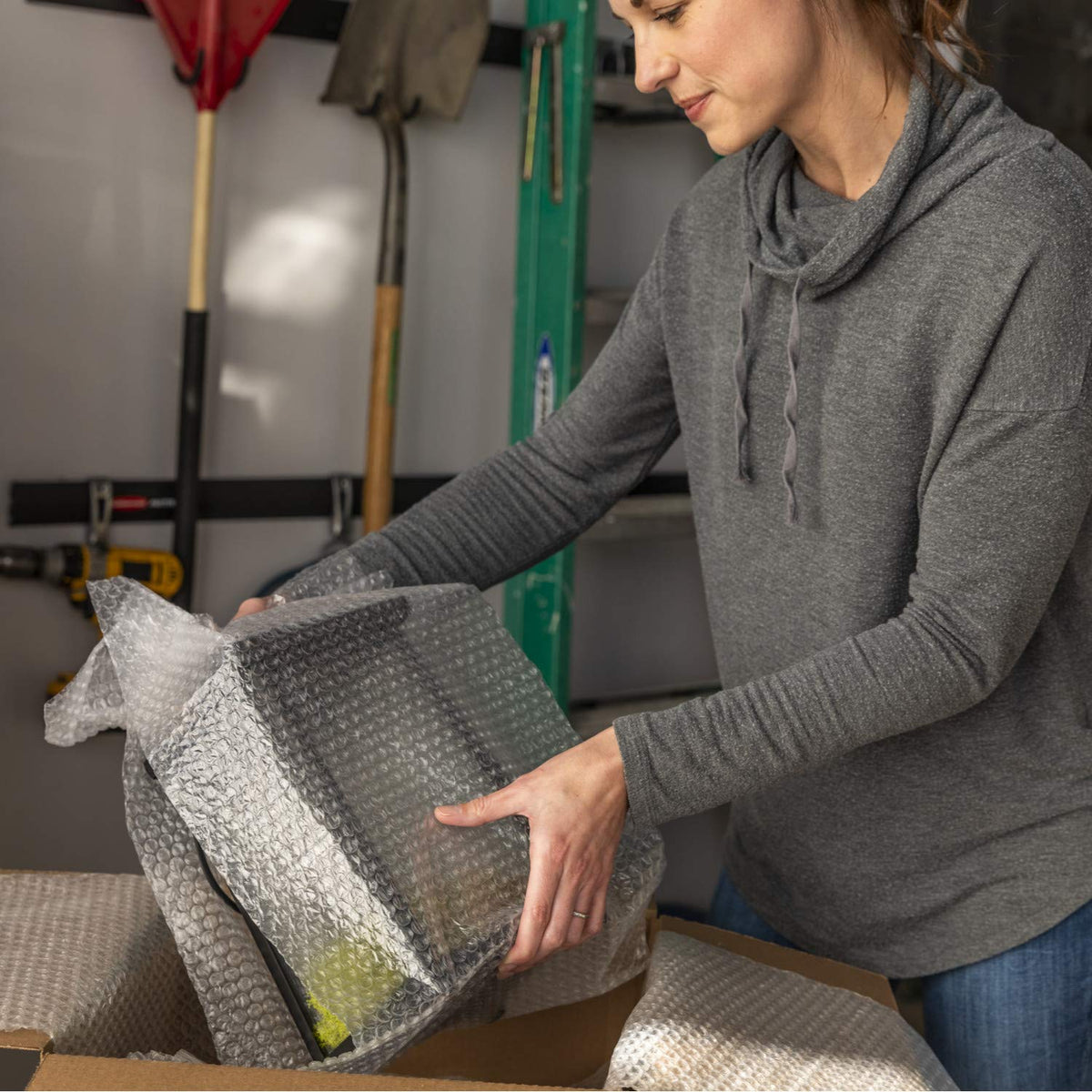 Brand Bubble Wrap Roll, Original Bubble Cushioning, 12" x 60', Perforated Every 12" (287007)