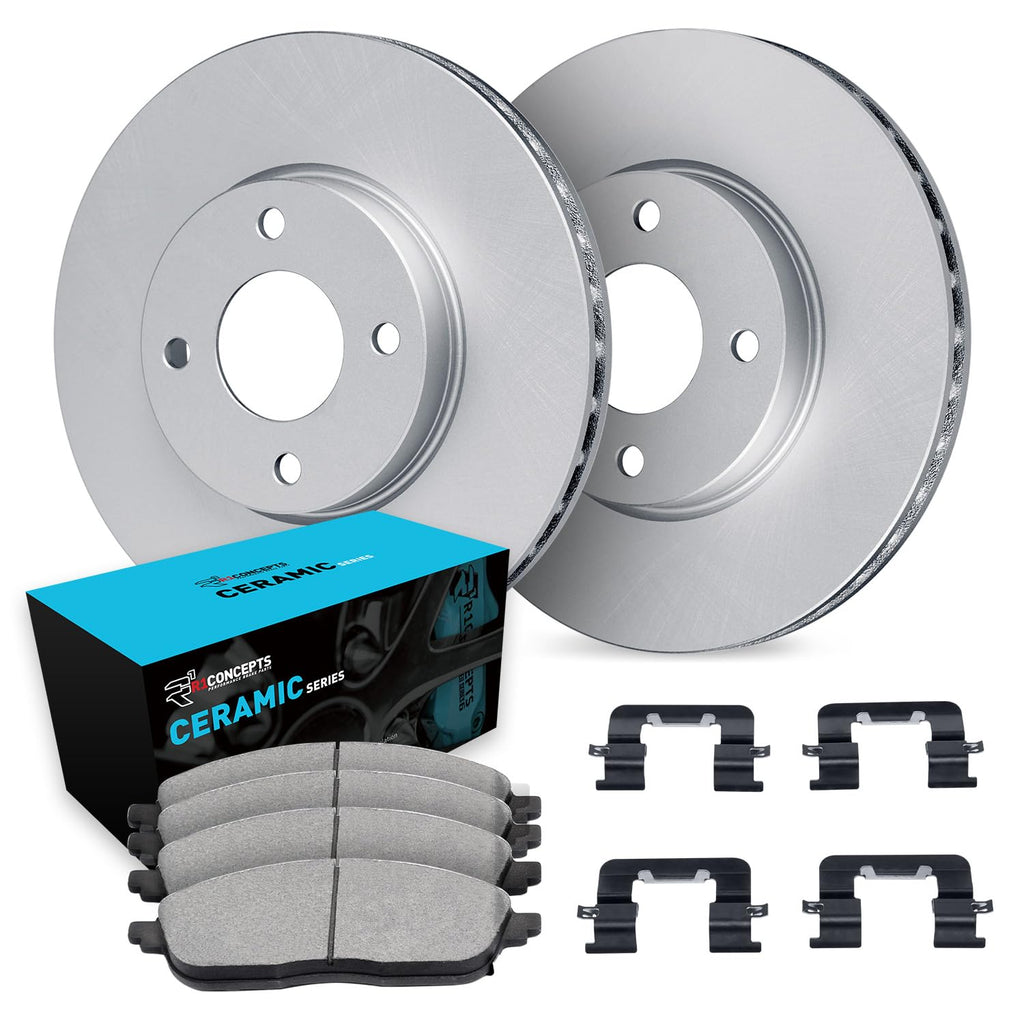 R1 Concepts Front Brake Kit Fits 2007-2013 Nissan Versa