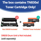 TN830XL TN830 Toner Cartridge Compatible Replacement for Brother 830 Toner