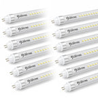 4ft 24W T5 High Output LED Tube Light, 5000K (Cool White), Clear Lens