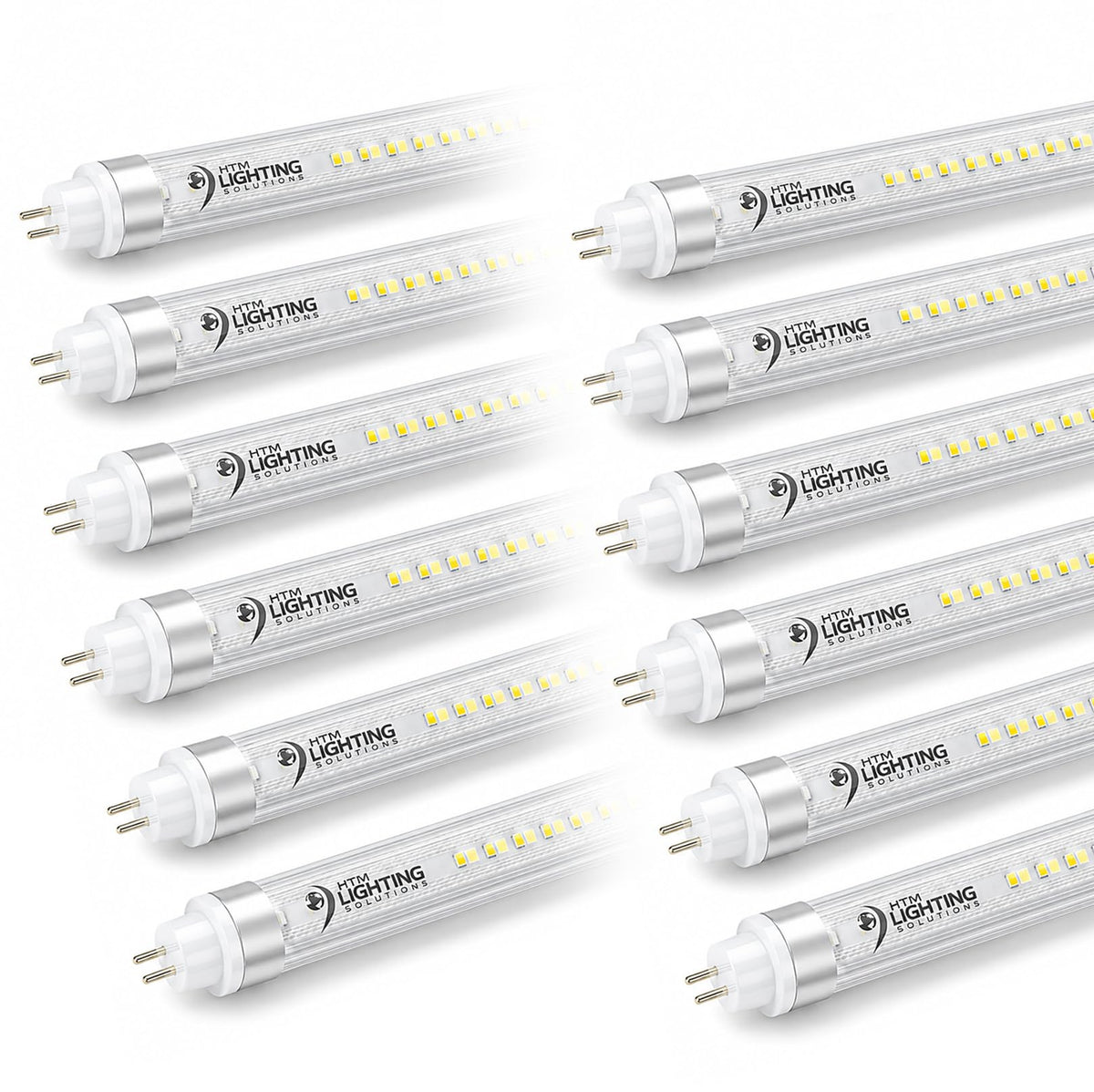 4ft 24W T5 High Output LED Tube Light, 5000K (Cool White), Clear Lens