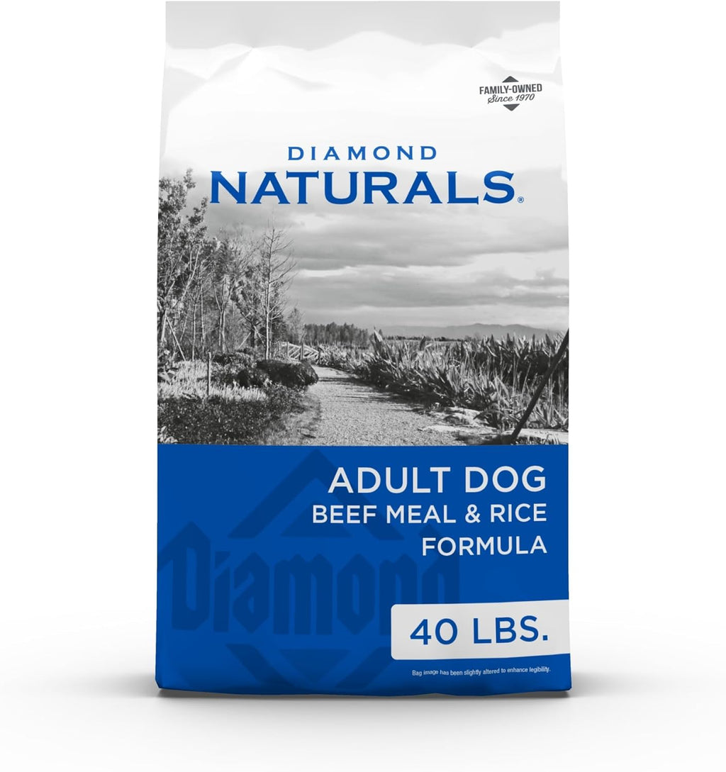 Adult Dry Dog Food, Beef Meal & Rice, 40lb