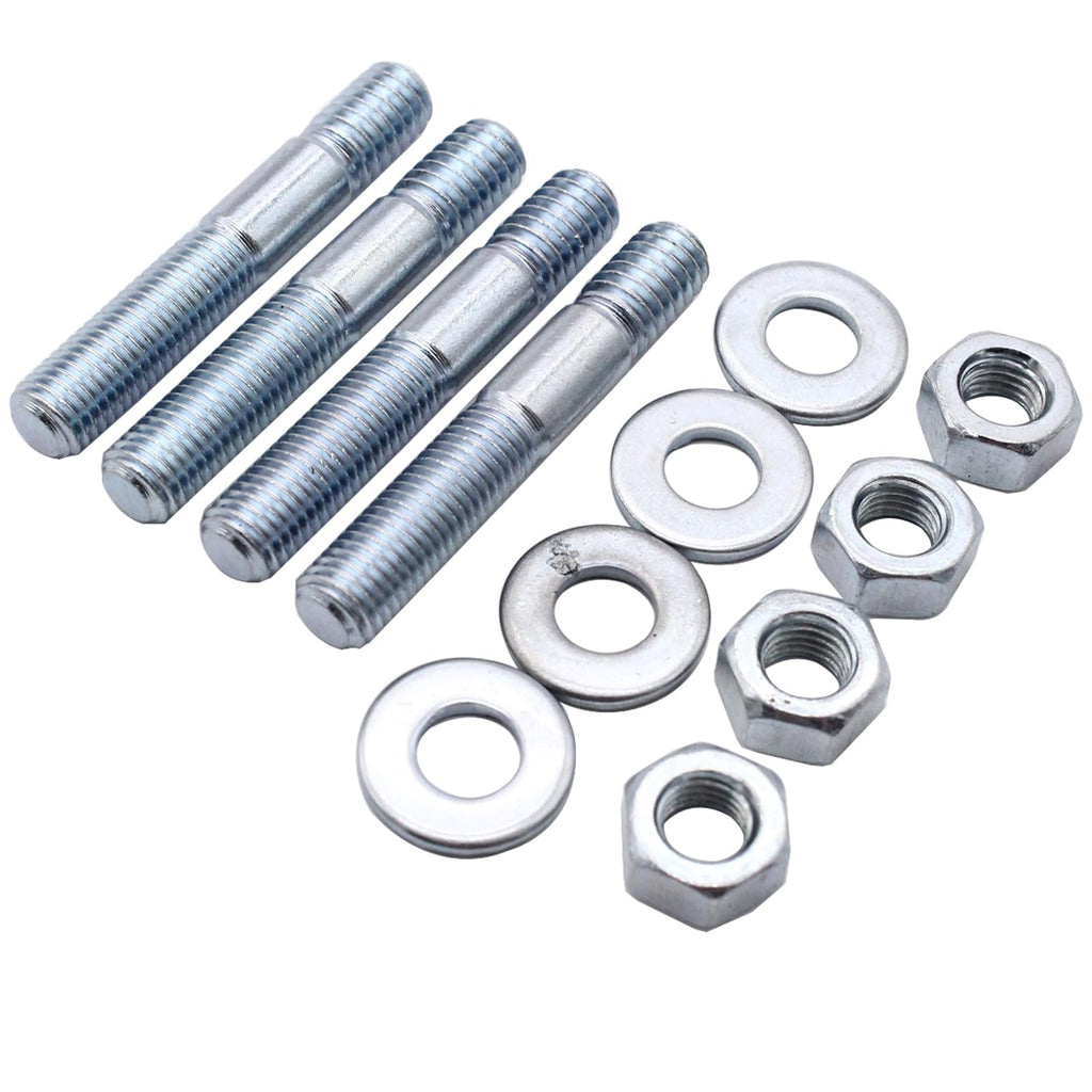 4PCS Carburetor Carb Studs Kit 5/16" x 2"