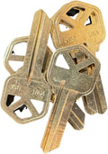 5-Pack KW1 Key Blanks – Compatible with Kwikset Residential Locks – Replacement Keys