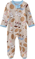 Scout Sleep & Play 100% Organic Cotton Footed Zip Front PJs