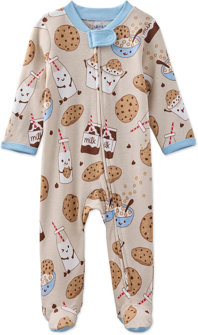 Scout Sleep & Play 100% Organic Cotton Footed Zip Front PJs