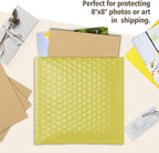 50 Pack 8x8 Corrugated Cardboard Sheets 1/8" Thick Inserts