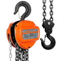Hand Chain Hoist, 2 Ton 4400 lbs Capacity 10 FT Come Along, G80 Galvanized Carbon Steel with Double-Pawl Brake, Auto