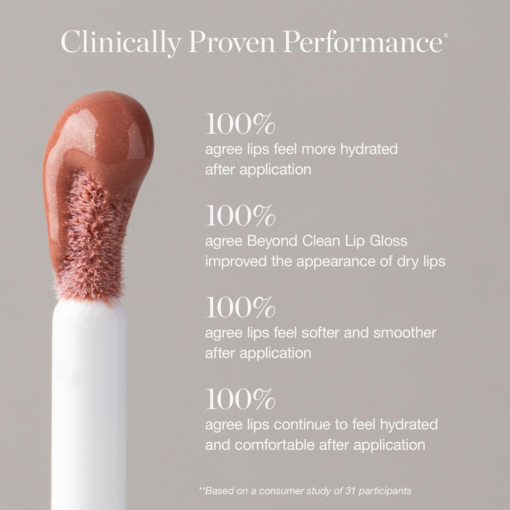 Beyond Clean Lip Gloss - Certified Organic Plumping Gloss (Clear)