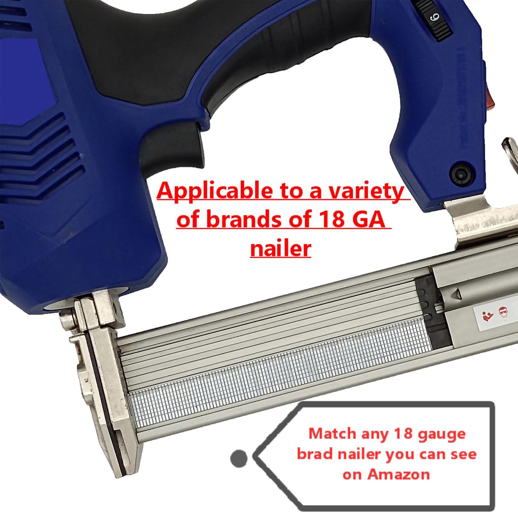 18 Gauge Brad Nails 4 Sizes (2",1-1/2",1-1/4",3/4"),1000-Pack