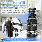 Dishwasher Drain Hose Adapter Compatible with Insinkerator Disposals,1 Set