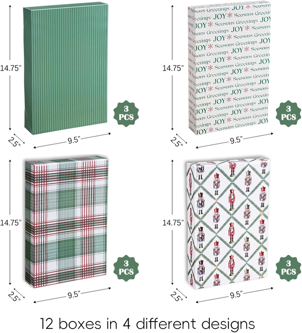 Large Christmas Gift Boxes with Lids for Present