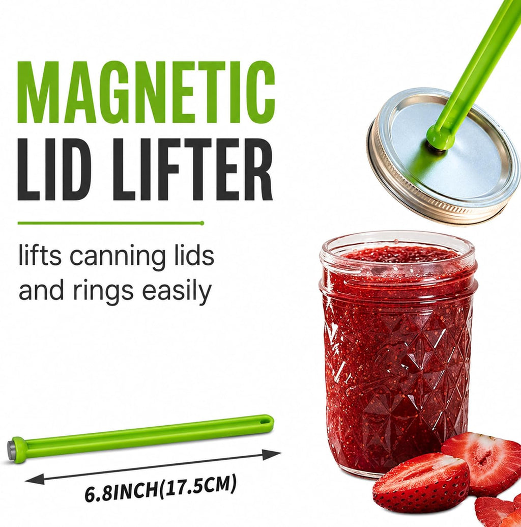 Canning Supplies Starter Kit (Food Grade) - Canning Kits Set for Beginners - 3 Pcs. Including Wide Mouth Jar Funnel