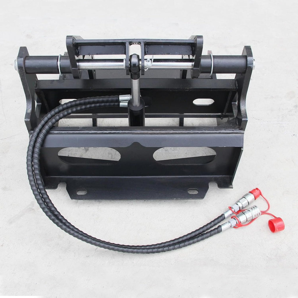 Mini Skid Steer Log Grapple Attachment, Compact Utility Loader Brush Grapple, 25-Inch Hydraulic Wood Claw, Skid Steer