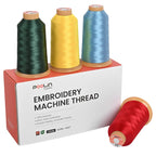 4000M Machine Embroidery Thread Set - Blue Green Yellow Red