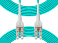Uniboot OM3 LC to LC Fiber Patch Cable Multimode, 5M(16ft)