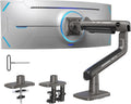 TitanLift Heavy Duty Monitor Arm for Screens up to 49", Holds 44 lbs, Aluminum Ultrawide Screen Monitor Mount, Fully