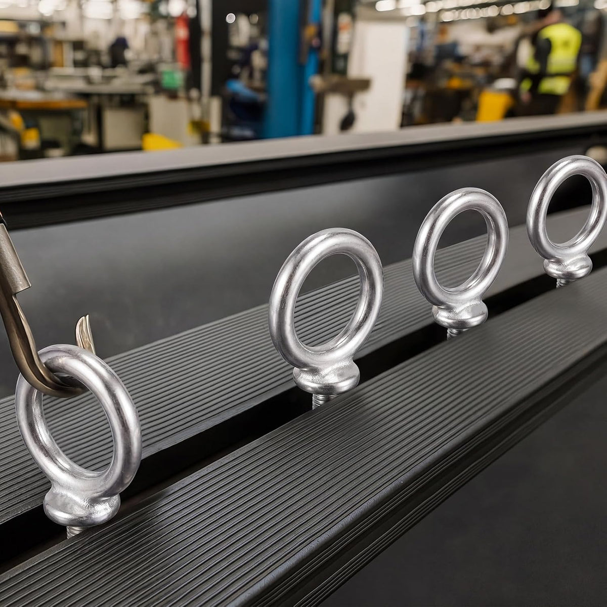 Hicarer 40 Pack Lifting Ring Shoulder Eye Bolt Machinery, 1/4"-20 x 1 UNC