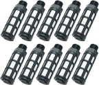 Beduan Pneumatic Air Compressor Muffler Fitting 1/8" NPT Compressed Exhaust Silencer (Pack of 10)
