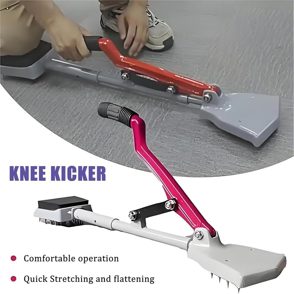 Carpet Stretching Equipment, Carpet Installation Tool Kit, Carpet Stretcher Knee Kicker, Easy Operation, 20 Hardened