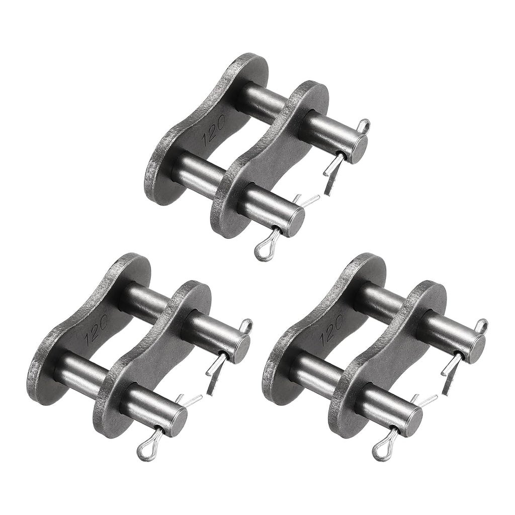 DTGN ANSI #120 Roller Chain Connecting Link 1-1/2" Pitch, 3Pcs
