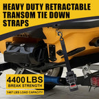 Ayaport Boat Retractable Tie Down Straps to Trailer 1.75in x 6ft