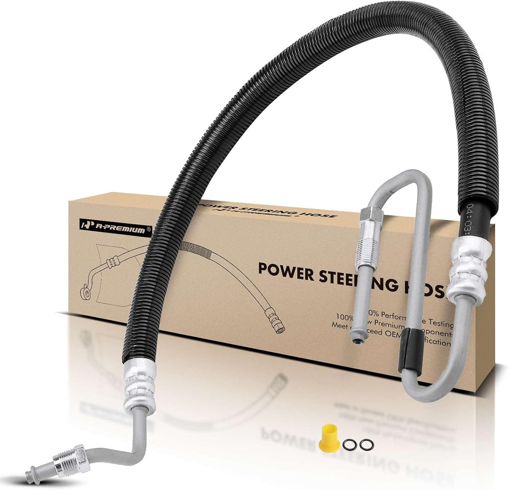 A-Premium Power Steering Pressure Hose Assembly, Pump To Gear/Rack Pinion
