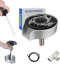 Glass Rinser for Kitchen Sink, 360 Degree Rotating Cup Rinser