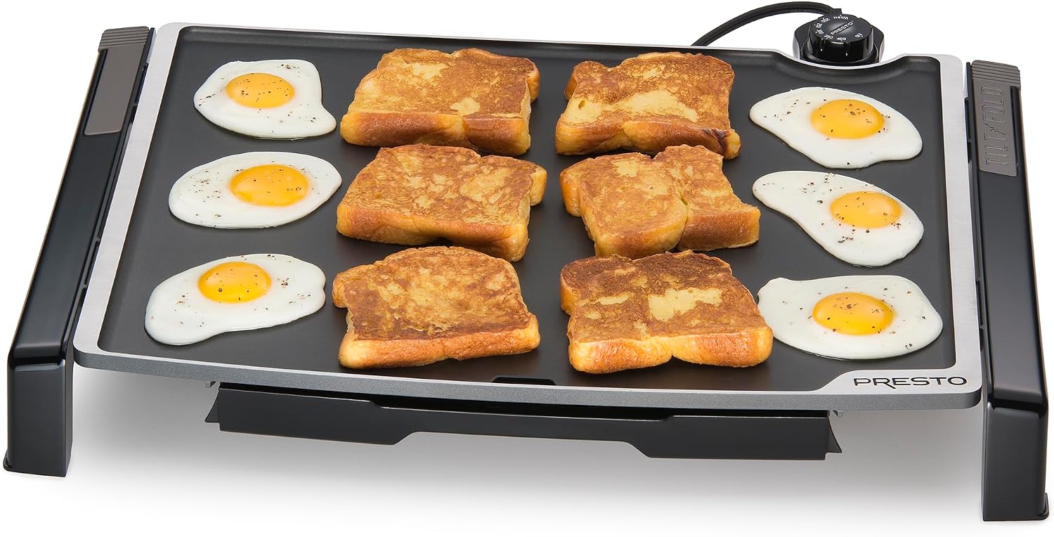 07073 Tilt-N-Fold X-Large Electric Griddle
