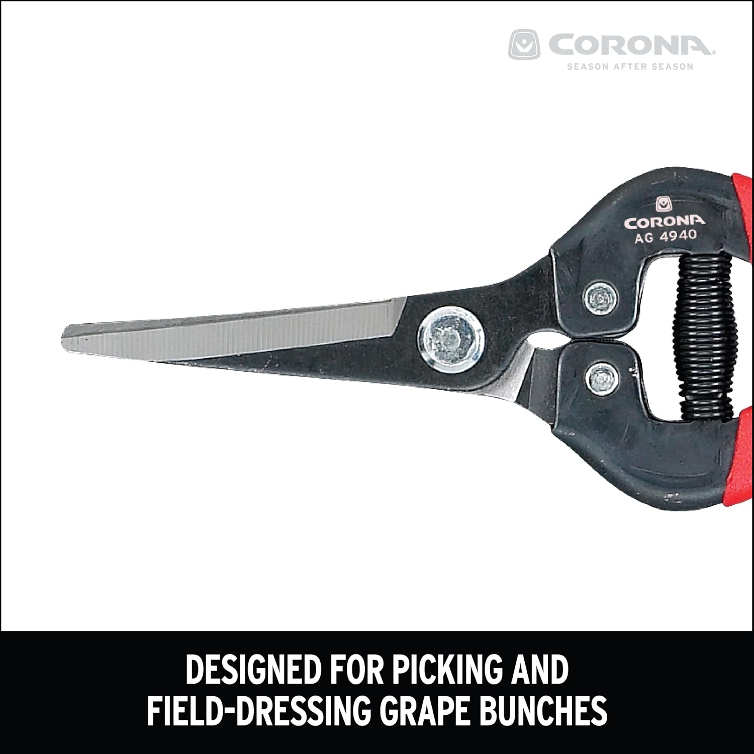 Tools Long Curved Snips – 1.75″ Tempered Steel Precision Garden Shears for Fruit, Herbs, Flowers & Vineyard Use