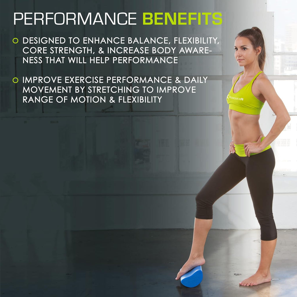 Flex Foam Rollers for Muscle Massage, Physical Therapy, Core & Balance Exercises Stabilization