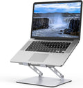 Laptop Stand for Desk, Adjustable Laptop Riser, Metal Foldable Computer Stand Holder Portable Notebook Mount