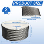 HWF62 Humidifier Filter A Compatible with Holmes Sunbeam, 6 Pack
