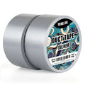 Silver Duct Tape Waterproof, 2 Pack, 2 Inch x 40 Yards Total