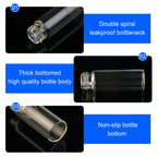 4ml Glass Vials with Screw Caps Small Sample Vials with Lids 10PCS