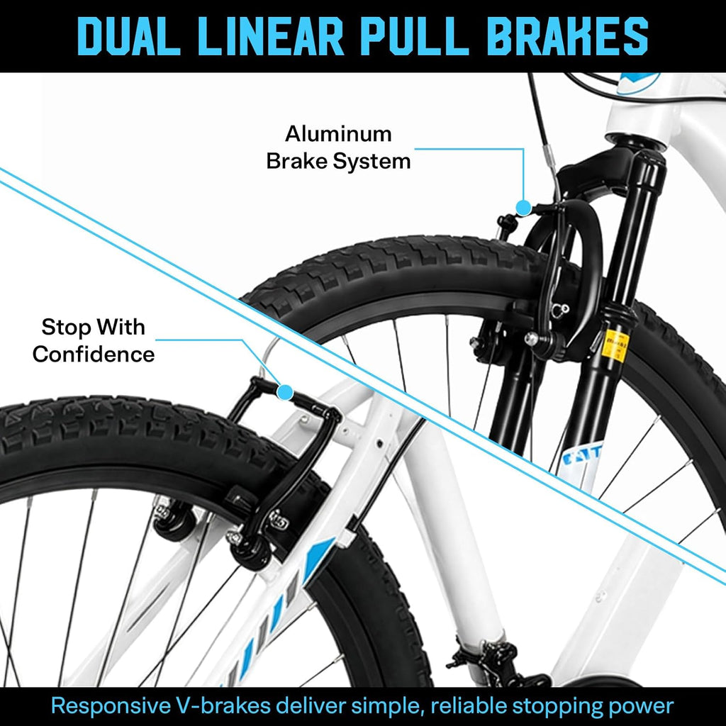 29 Inch Mountain Bike Hardtail Bicycle MTB for Adult Women Men | 29r 21-Speed Trigger Shifter, Lightweight Aluminum
