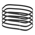 MECCANIXITY 610mm GT-2 Timing Belt 10mm Width 2mm Pitch Black 5pcs