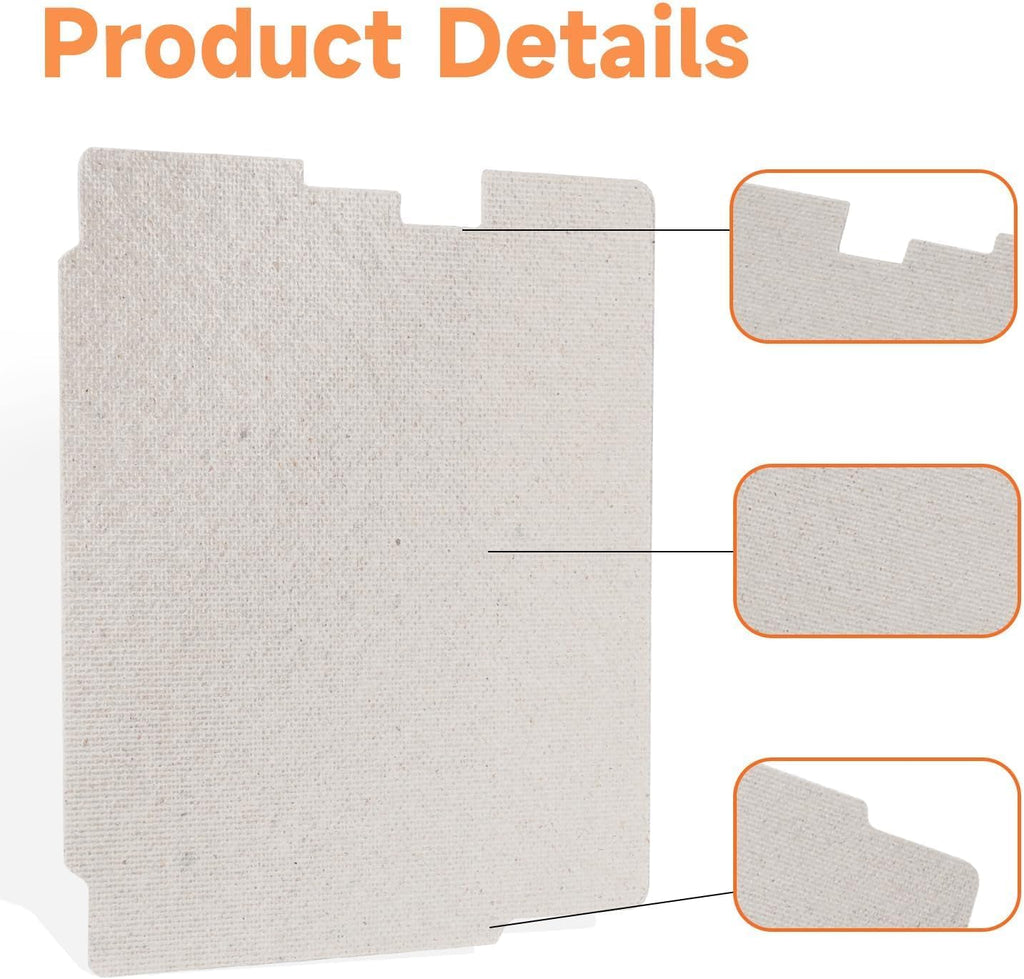 Waveguide Cover 2PCS Microwave Waveguide Mica Sheet Compatible with Frigidaire Electrolux Kenmore CGLMV168 Replace#: