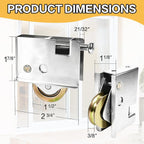 0C5Y00P0 Sliding Door Rollers ReplacementCompatible with Pella 1992-Present