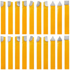 20 pc 1/2"Carbide Tip Tipped Cutter Tool Bit Cutting Set