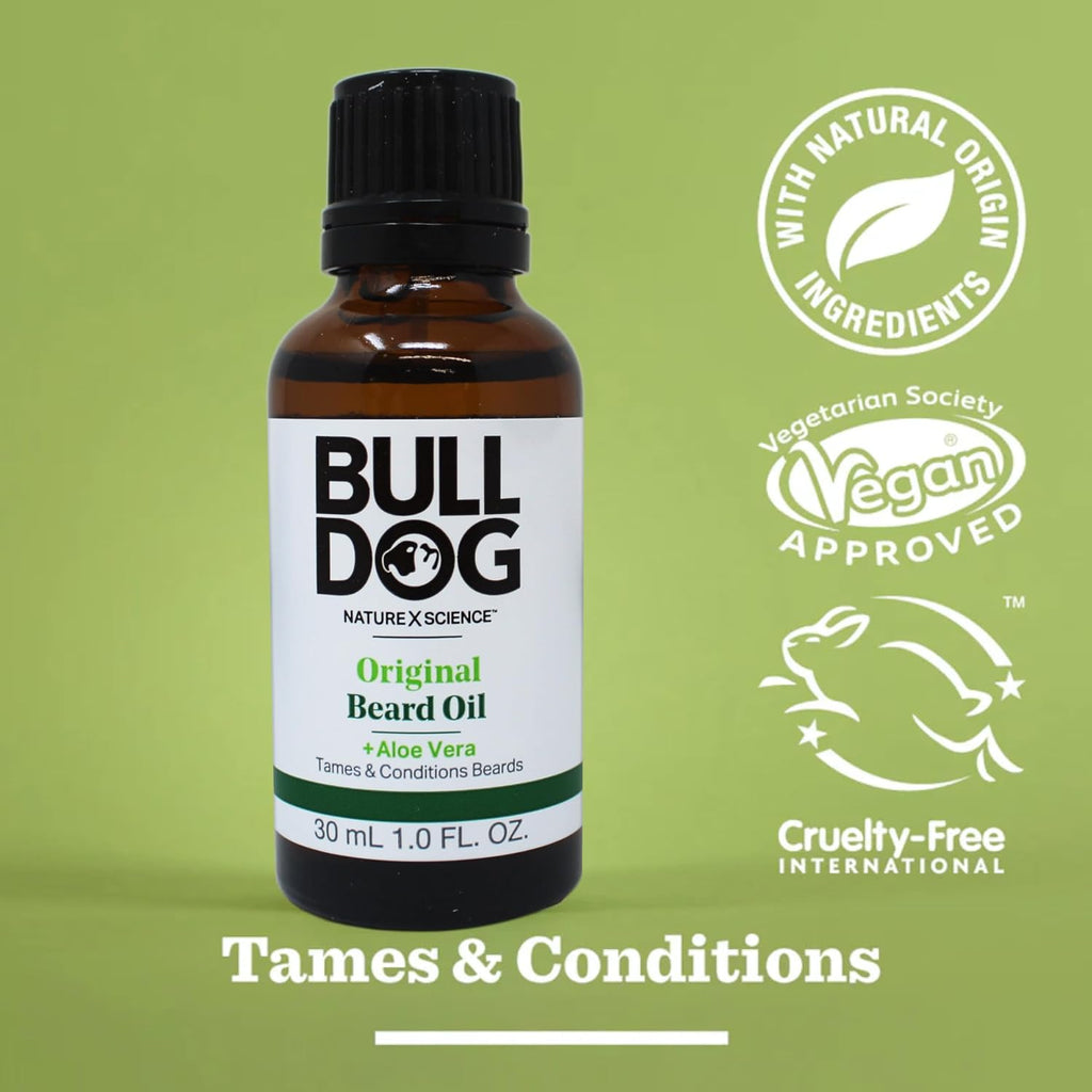BULLDOG SKINCARE - Grooming Original Beard Oil Tames and Conditions Beard 30 ml