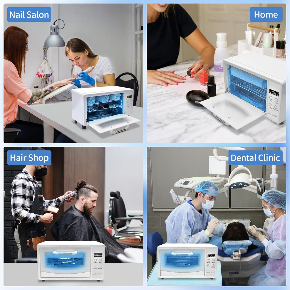 Nail Tool Sterilizer: 10L Sterilizer for Nail Tools with Timer Setting