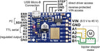 Pololu Tic T825 USB Multi-Interface Stepper Motor Controller (Connectors Soldered)