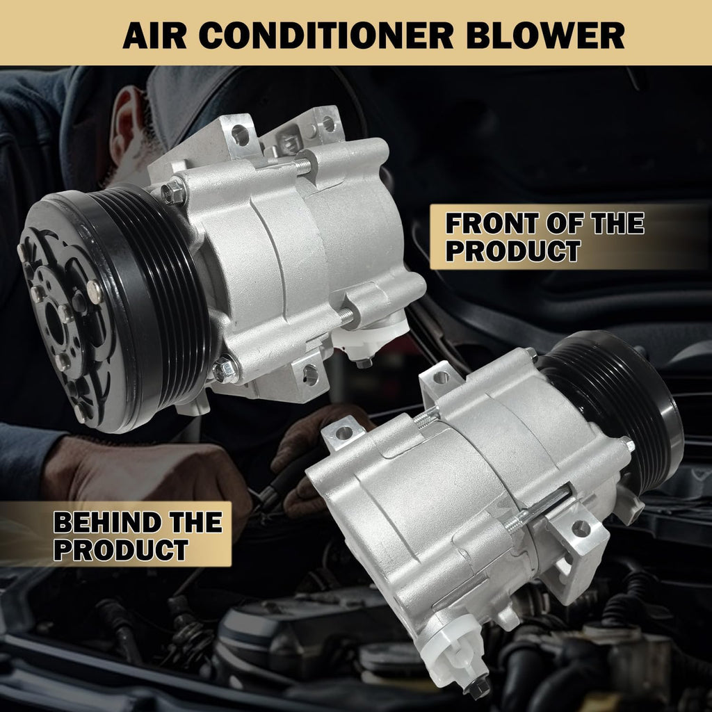 A/C Compressor Fit for Ford F-150 1997-2001,for Excursion 2003-2005