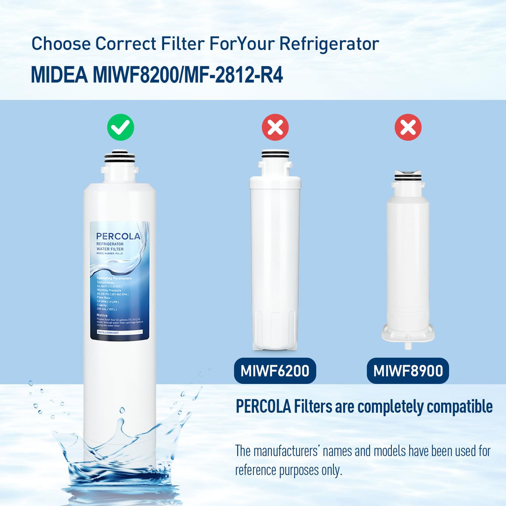 PERCOLA MIWF8200/MF-2812-R4 Water Filter, 2-Pack