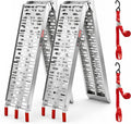 Aluminum Folding ATV Loading Ramps, 1,500 lb, 7 Ft 5 in, 2-Pack