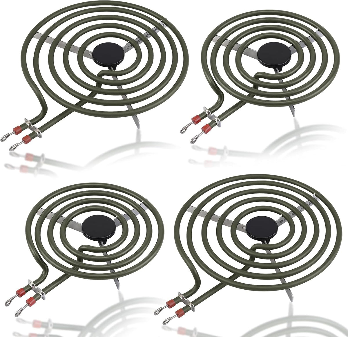 MP22YA Electric Range Burner Element Unit Set For Whirlpool Stove Burners