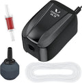 Aquarium Air Pump Dual Outlet Fish Tank Aerator with Accessories for 5-200 Gallon Tank